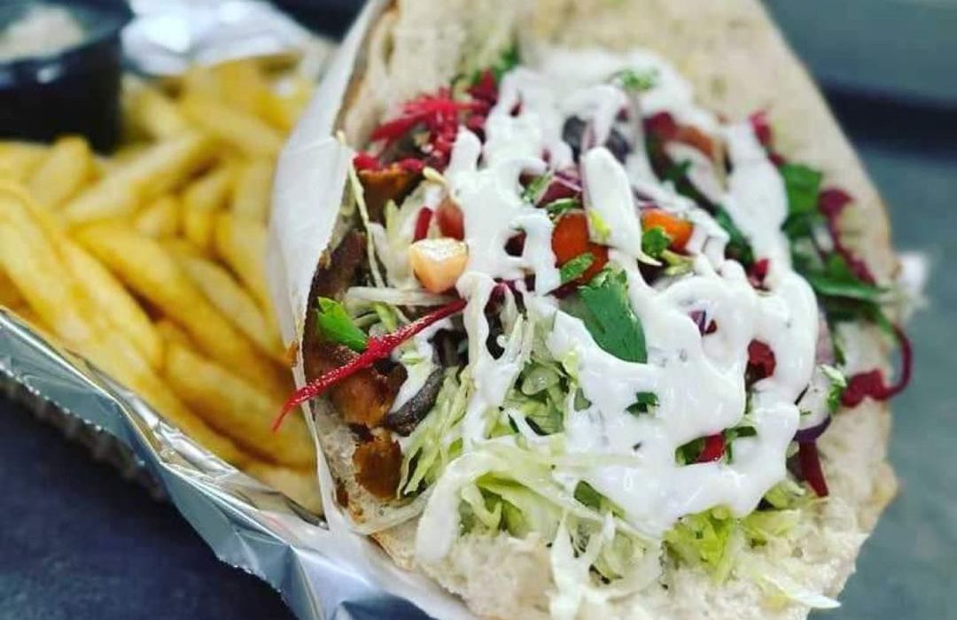 Kebab og falafel fra Giztro